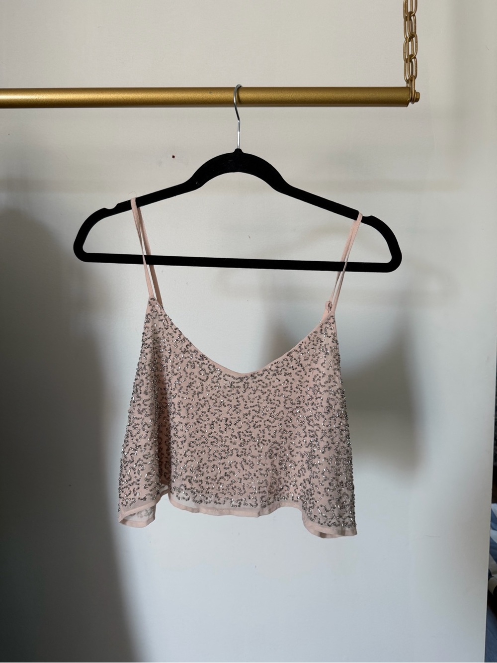Beaded crop top